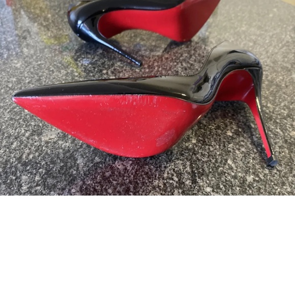 Black Christian Louboutin 36.5 Iriza 85mm barely used! - Picture 9 of 15